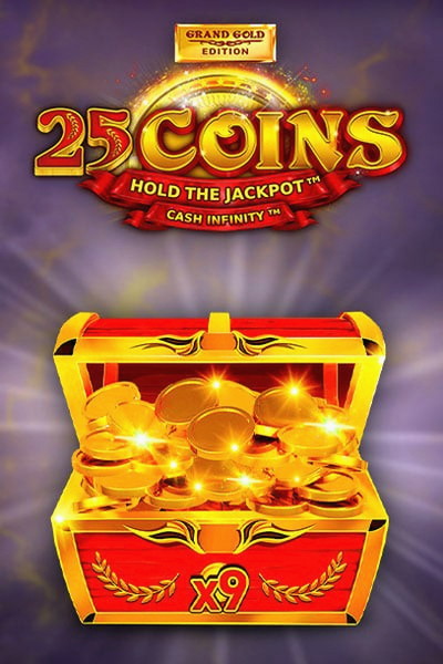 Automat 25 Coins Grand Gold Edition z nabídky Betwest Casino